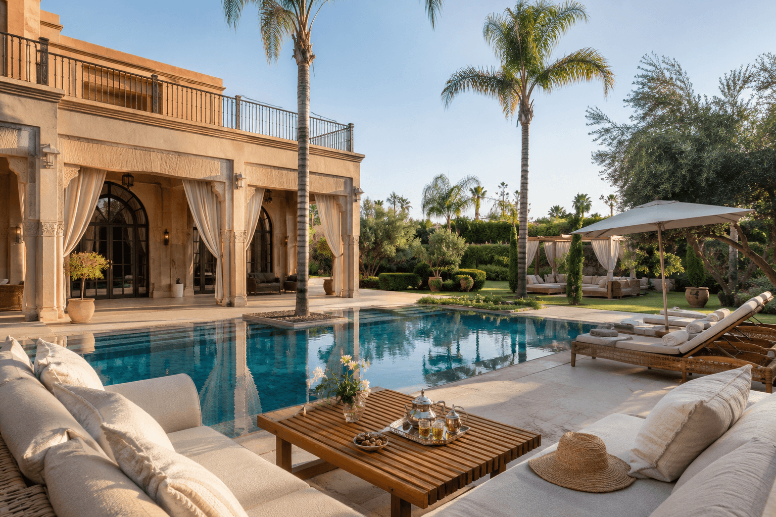 Villa privée de luxe avec piscine à Marrakech